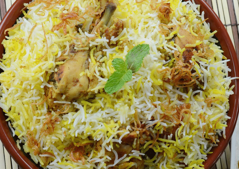 Hyderabadi Biryani Indian dish